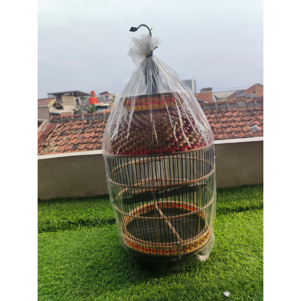 Sangkar Burung Perkutut bahan anyaman rotan