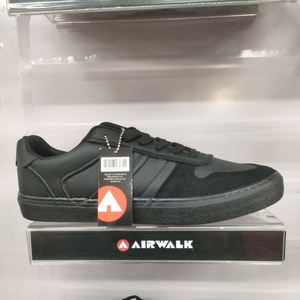 AIRWALK DENVER XF250602M SEPATU KASUAL PRIA ORIGINAL _FULL BLACK