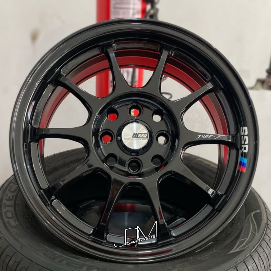 velg ssr type f ring 15 pcd 4x100 - 4x114,3 lebar 6,5 velg racing r15 velg mobil Avanza Xenia Livina