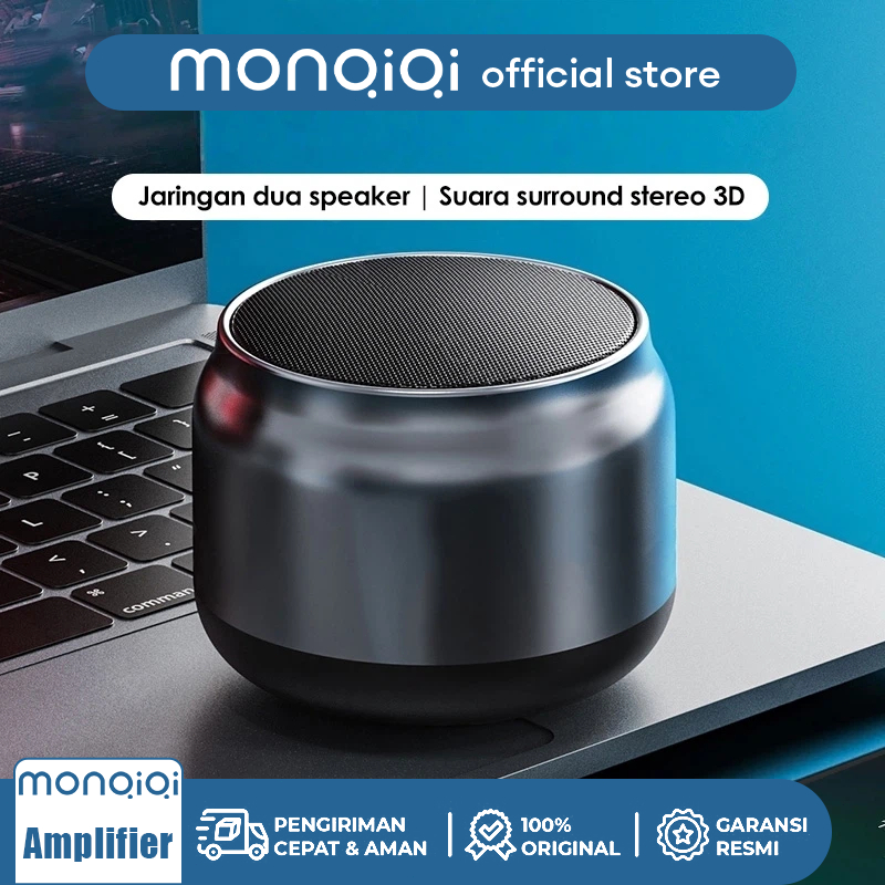 Speaker Mini Bluetooth Portabel K3 Wireless Speaker Bluetooth Bass Tahan Air Mini Spiker Bluetooth M