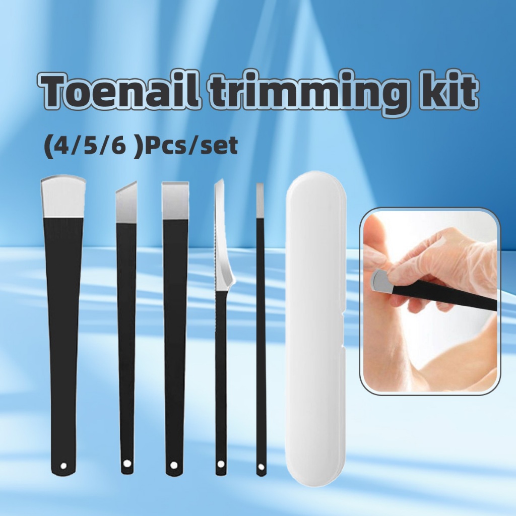 Pisau Kuku Pedicure Knife Pisau Kuku Cantengan Perlengkapan pedikur portabel dengan kotak penyimpana