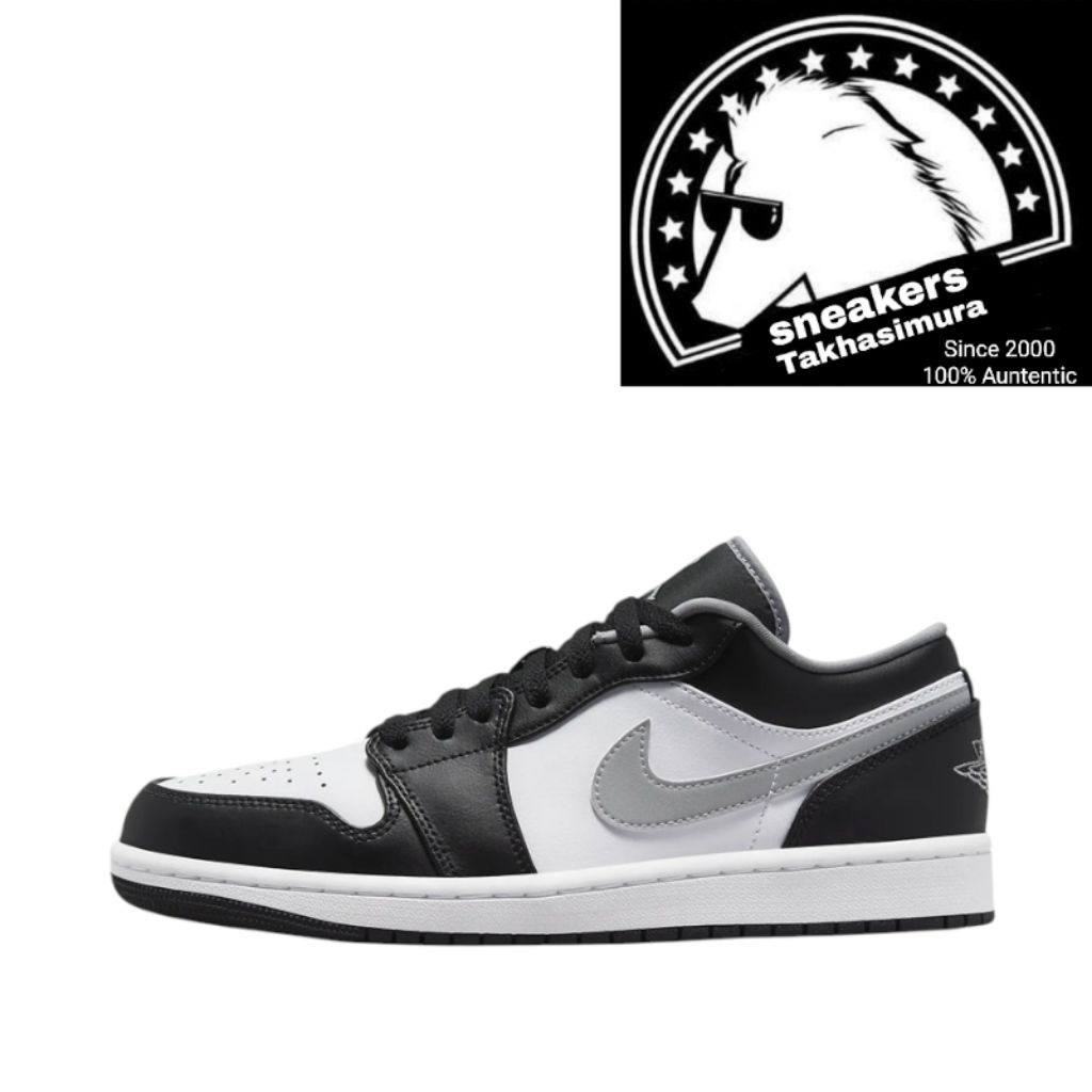 Air Jordan 1 Low Black Particle Grey White