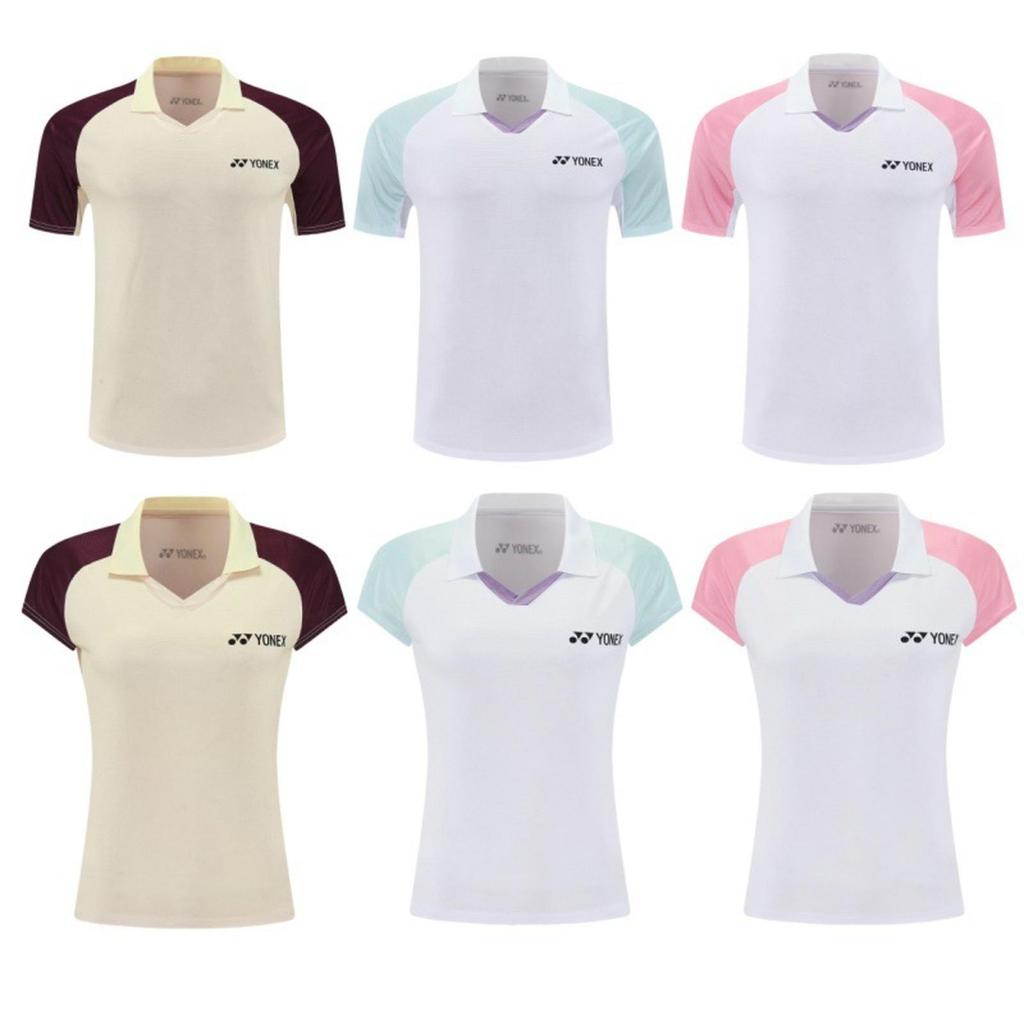 Jersey / Baju Olahraga Polo Badminton Pria / Wanita
