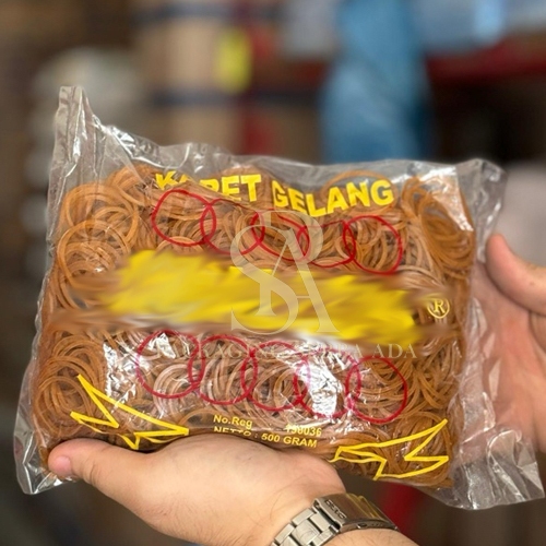( 500gr / Pack ) KARET GELANG KUNING / KARET GELANG MERAH / KARET MURAH