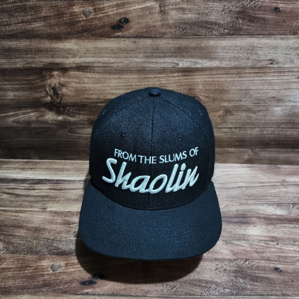 topi snapback form the slums of shaolin wutang clan black