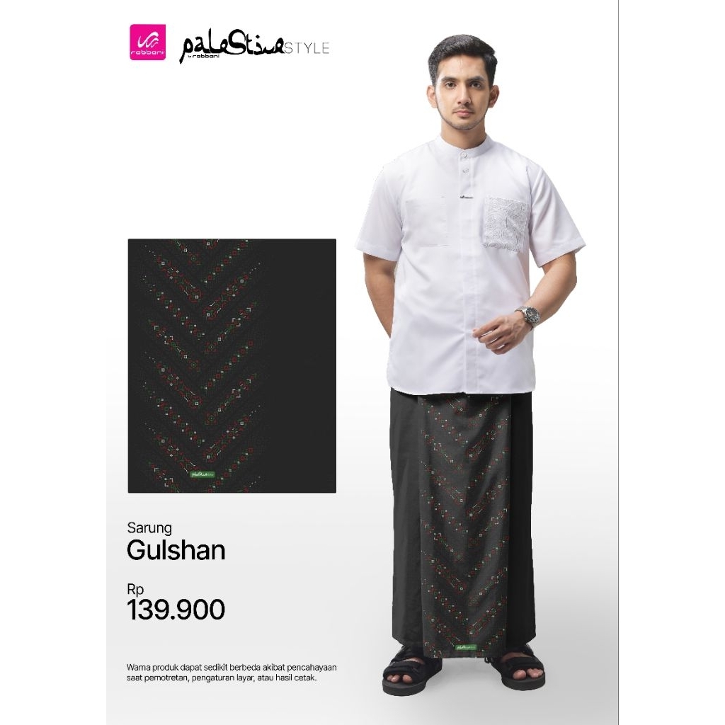 RABBANI 2026_ SARUNG RABBANI GULSHAN / SARUNG RABBANI ORI / SARUNG RABBANI PALESTINA