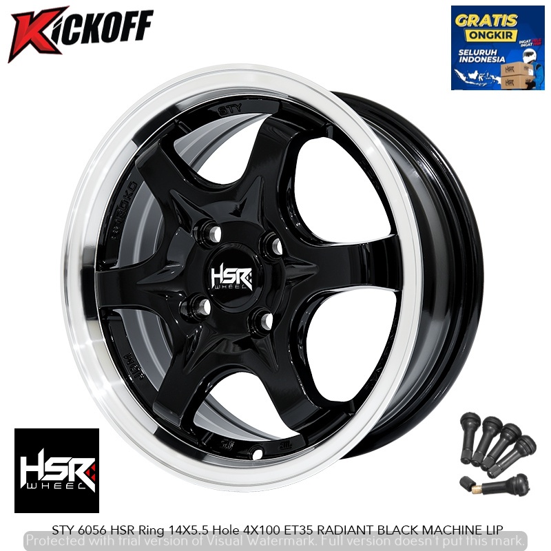 VELG MOBIL CELONG HSR STY R14 COCOK DI MIRAGE PICANTO BRIO AGYA AYLA CALYA AVANZA DLL BEBAS ONGKIR