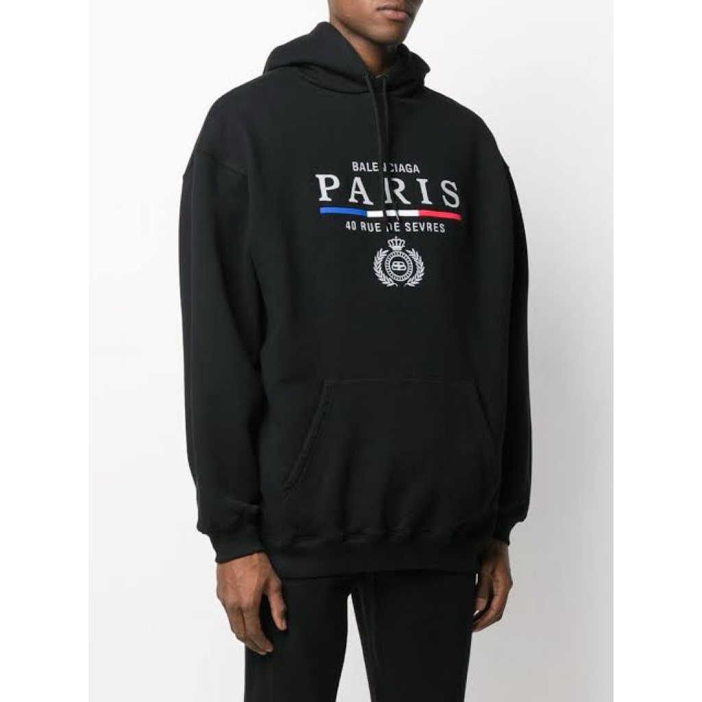 BALENCIAGA PARIS FLAG HOODIE