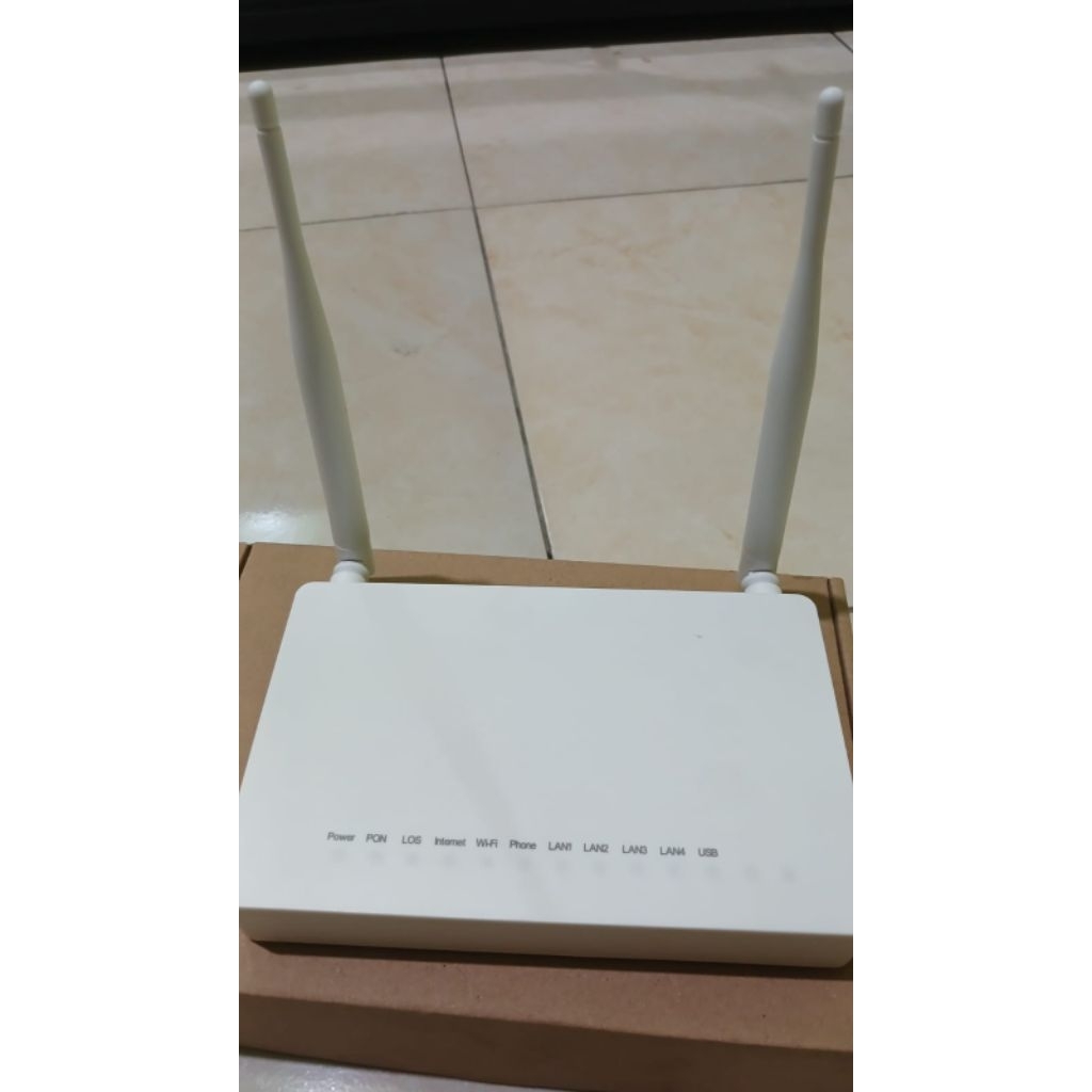 ZTE F477 EPON ONU Modem Router 2.4GHz 300Mbps 3 Port LAN Gigabit