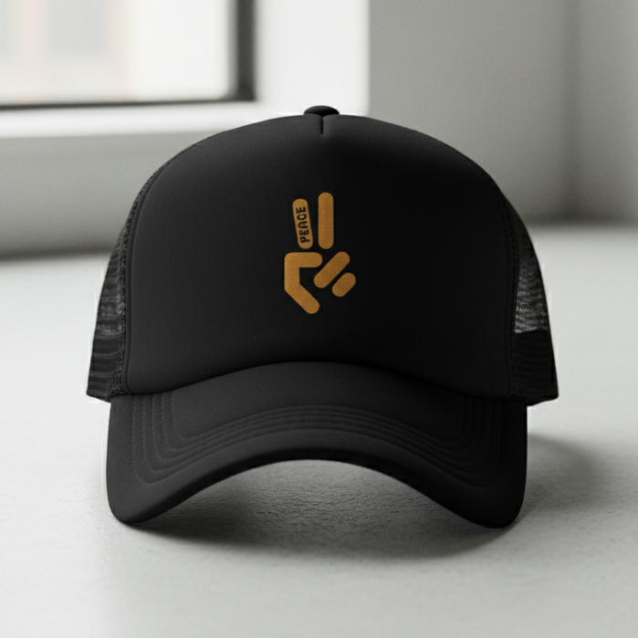 TOPI PRIA FULL HITAM VISOR PANJANG TOPI TRUCKER TERBARU