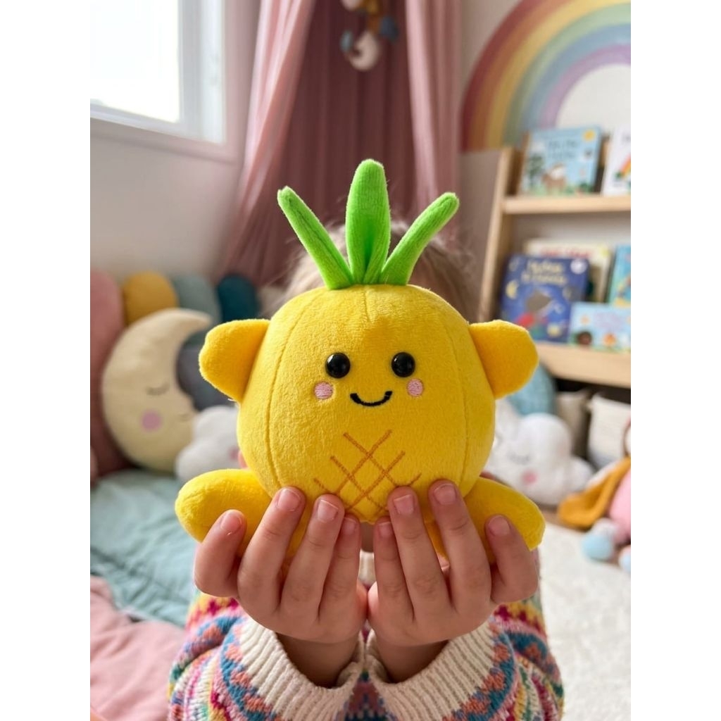 Boneka Buah Nanas Lucu/boneka karakter buah