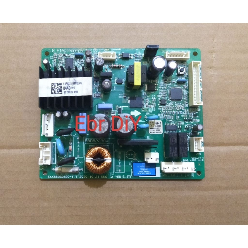 0443  Ebr822304  Ebr8223 0443  Modul kulkas lg 2 pintu  Modul 2 pintu lg inverter  Modul lg 2 pintu 