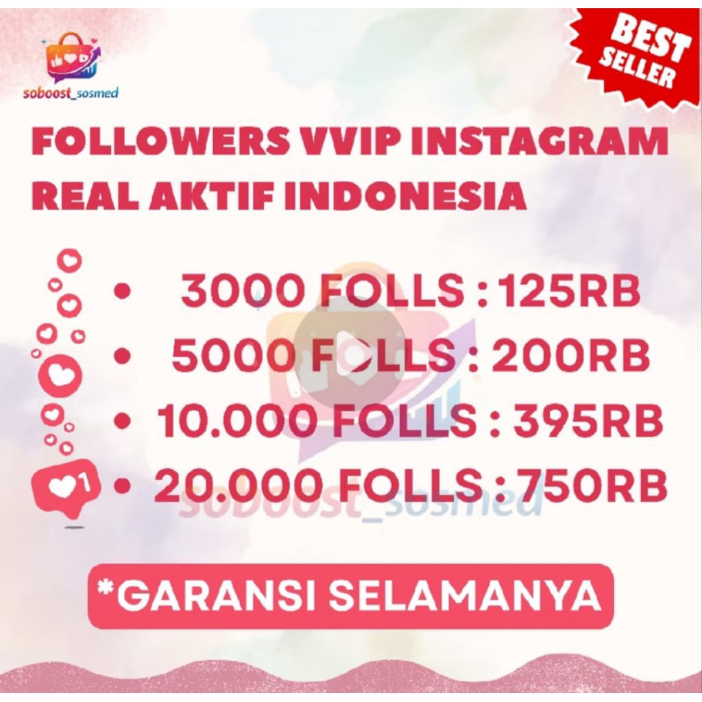 FOLLS IG AKTIF REAL GARANSI PERMANENT
