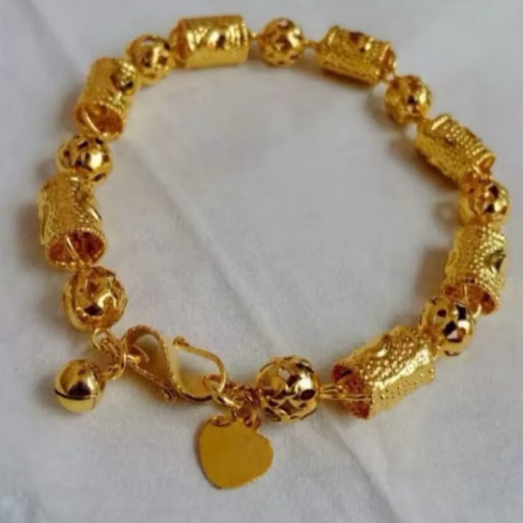 Gelang tangan bambu  titanium anti karat