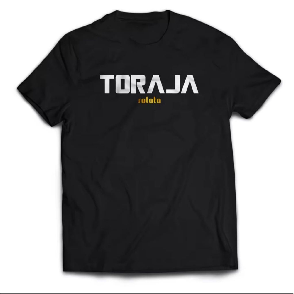 KAOS TORAJA SOLATA SIMPEL TULISAN DEPAN