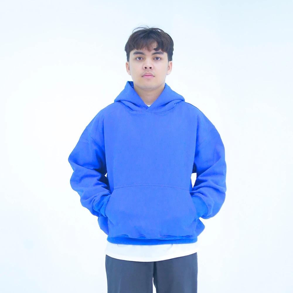 HOODIE BOXY POLOS HEAVYWEIGHT 330GSM+ CVC FLEECE PREMIUM
