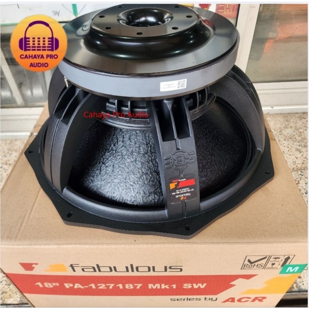 Speaker ACR Fabulous 18" PA 127187 MK 1 SW Fabulous 18 Inch