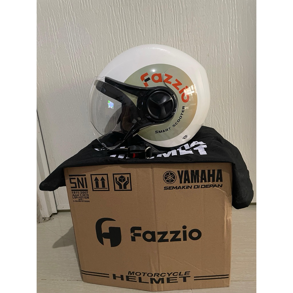 Helm fazzio original yamaha new