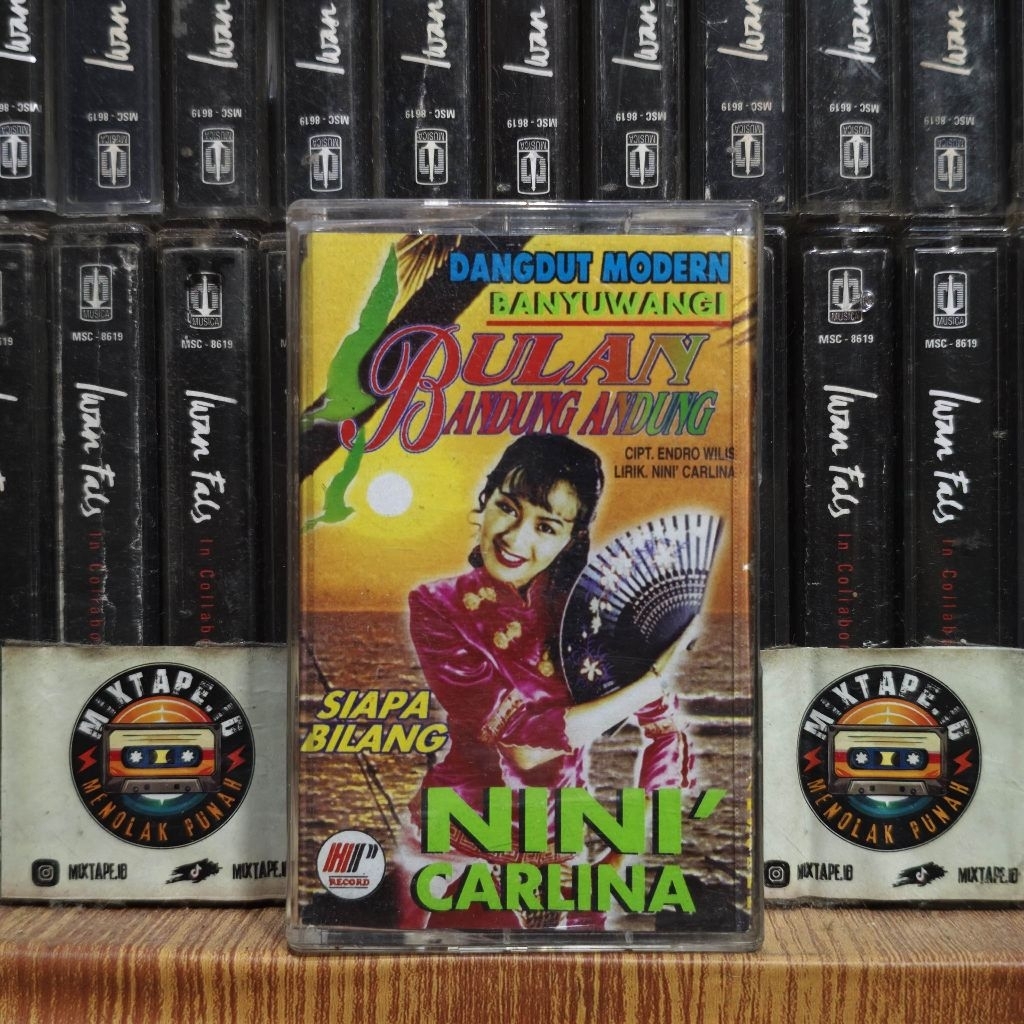 Kaset - Nini Carlina - Bulan Andung Andung - Dangdut Disco Banyuwangi - Dangdut Modern - Radio Tape 