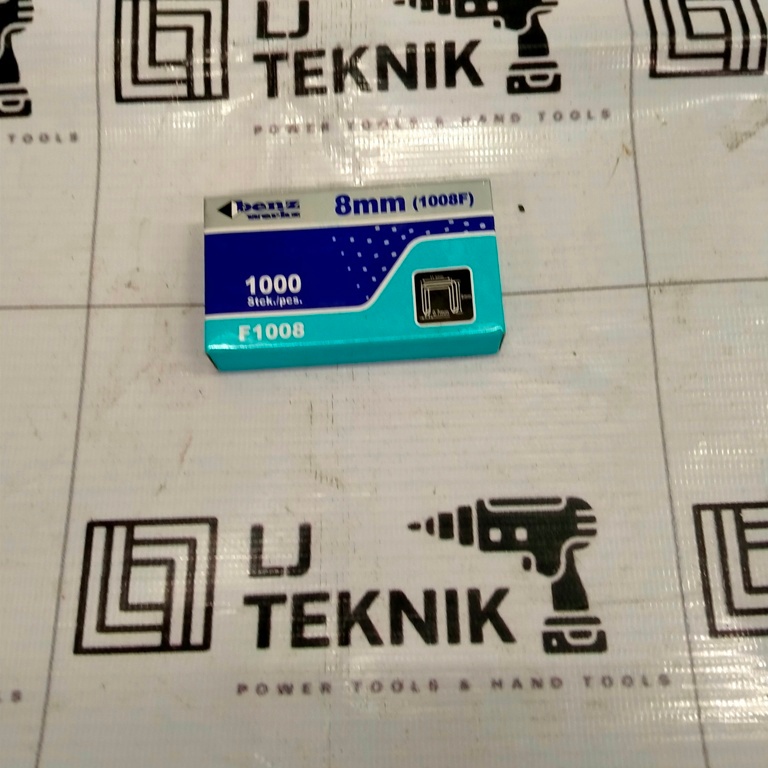BENZ ISI STAPLES TEMBAK 8 MM 1008F STAPLE GUN NAILER 1008 F 1000PCS