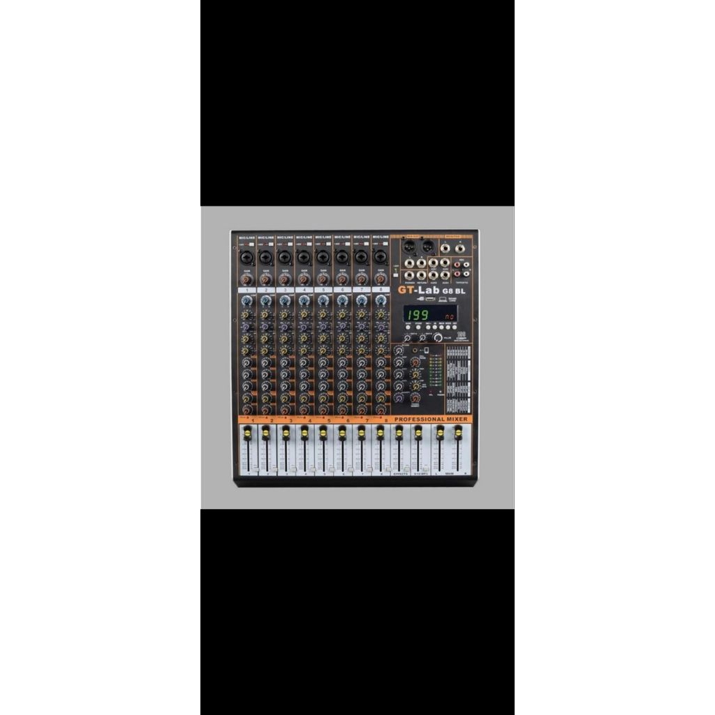 Promo Sale Mixer Audio 8 channel GT-Lab G8 BL New Original by RDW -- BT+Compressor