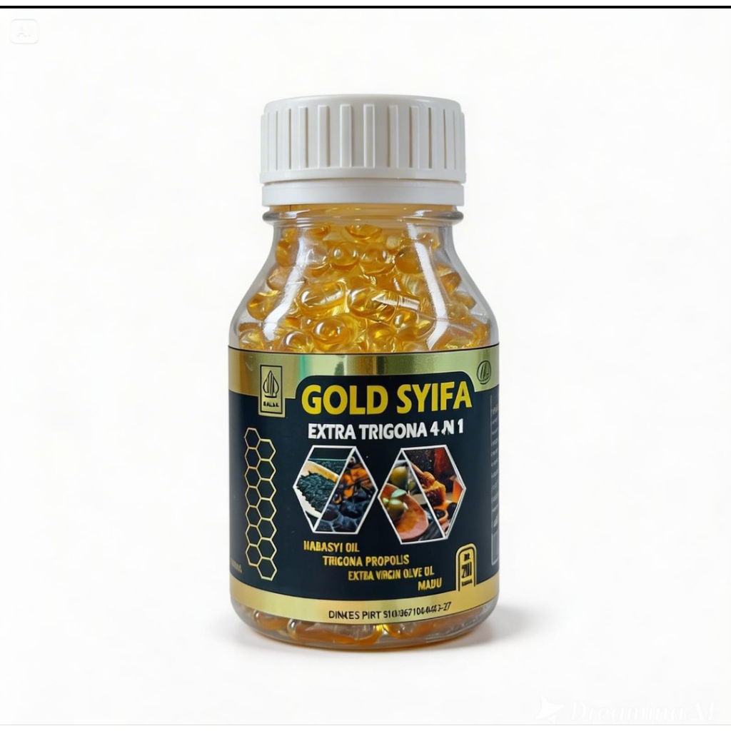 habbatussauda extra trigona 4 in 1 gold syifa isi 200 kapsul