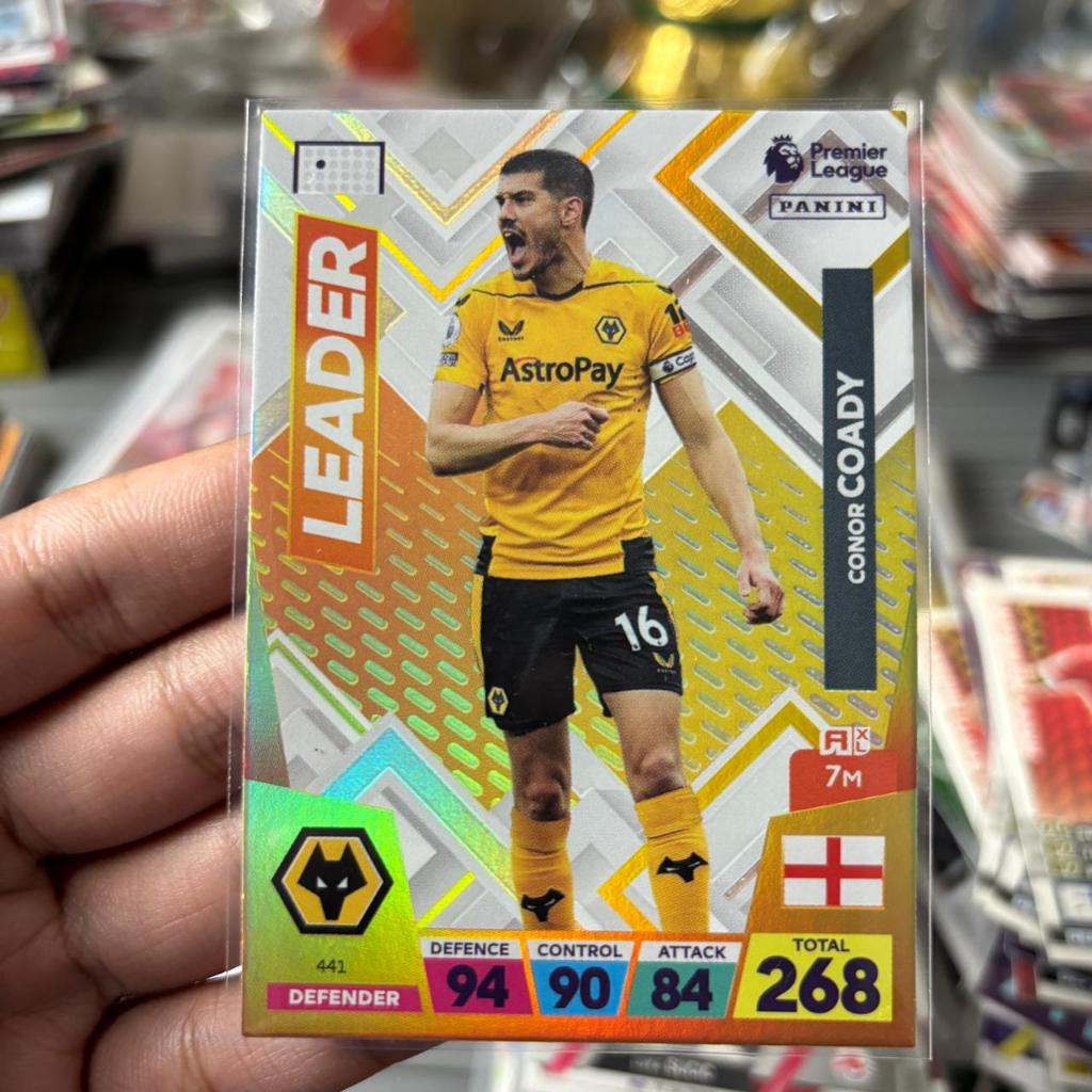 Kartu Bola Coady Wolverhampton Panini Original