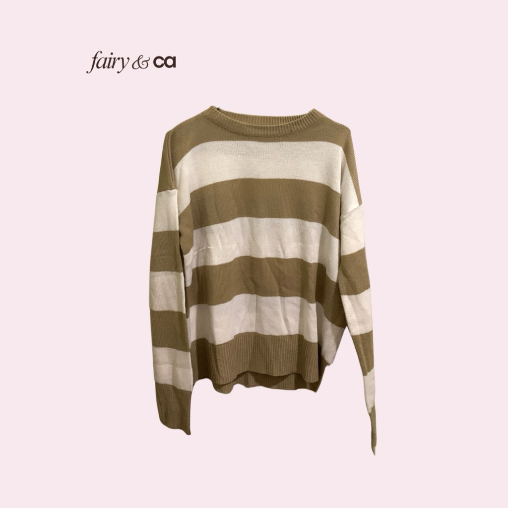 preloved sweater rajut tebal