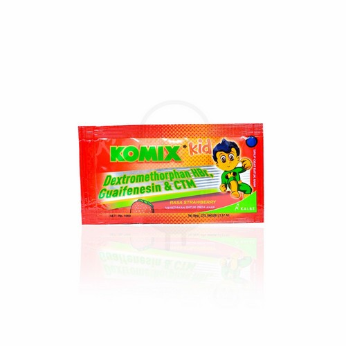 Komix  Anak Komix Kid Sirup Batuk Strawberry 5 Ml Sachet