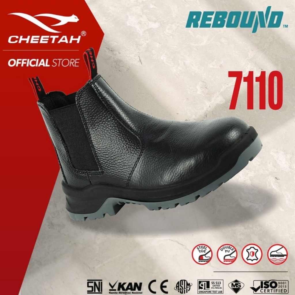 SAFETY SHOES CHEETAH TYPE 7110H / SEPATU SAFETY CHEETAH TYPE 7110H.