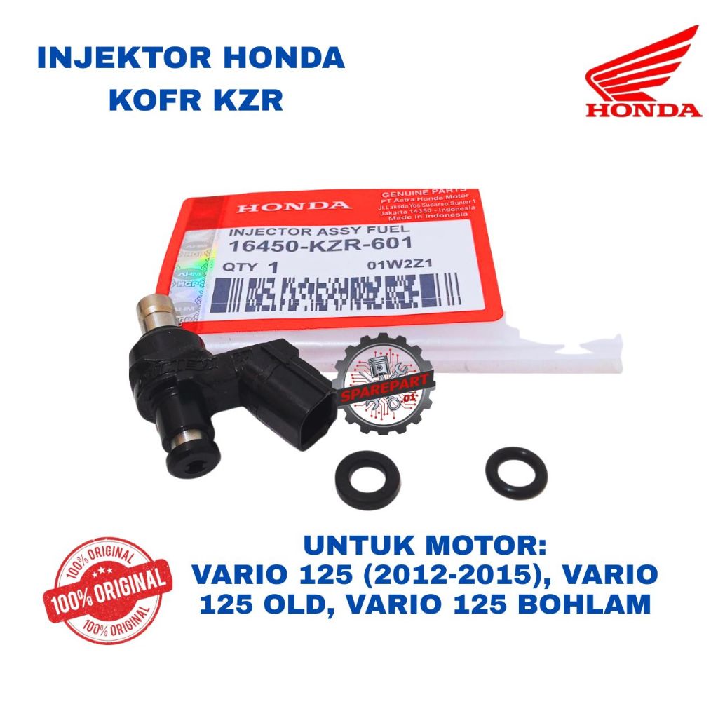 INJECTOR ORIGINAL HONDA KODE KZR, VARIO 125, VARIO 125 OLD, VARIO 125 BOHLAM