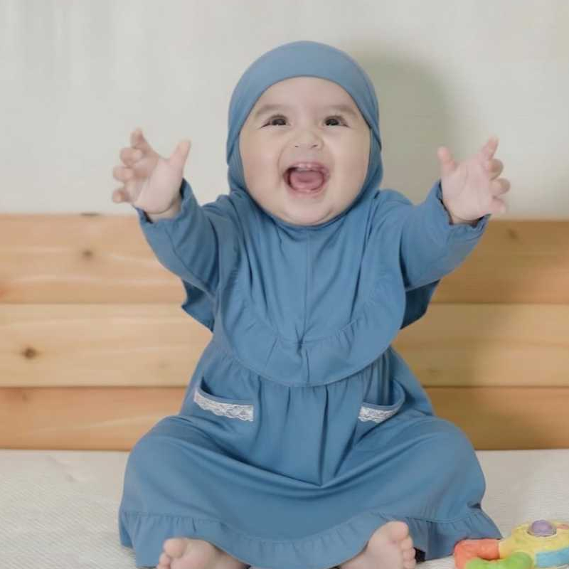 NADIRA - Gamis Anak Perempuan Model Terbaru – Bahan Flowy & Sejuk Seharian