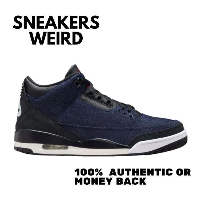 Air Jordan 3 Retro Levi’s Indigo Gym Red Obsidian Blue Denim
