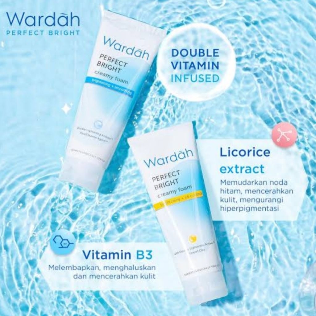 WARDAH CREAMY FOAM PERFECT BRIGHT