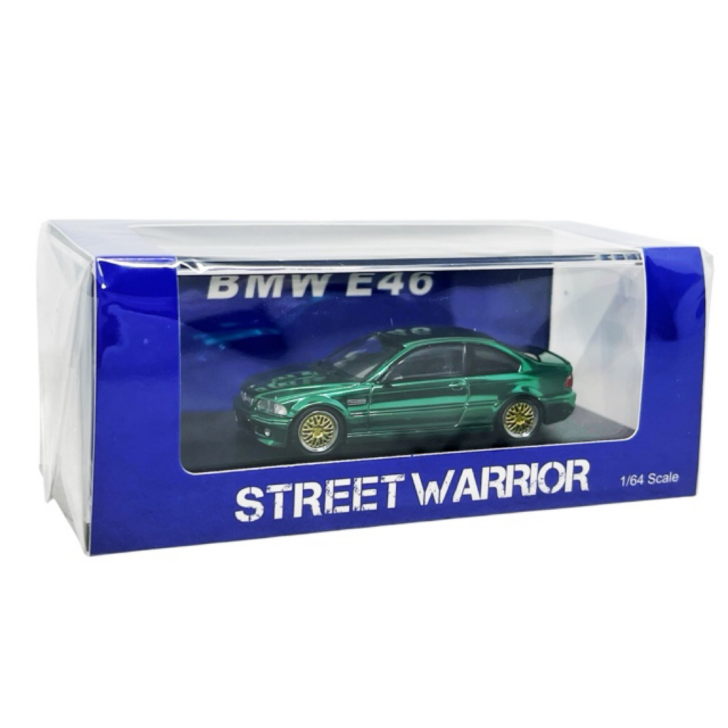 Street Weapon 64 BMW E46 Chrome Green