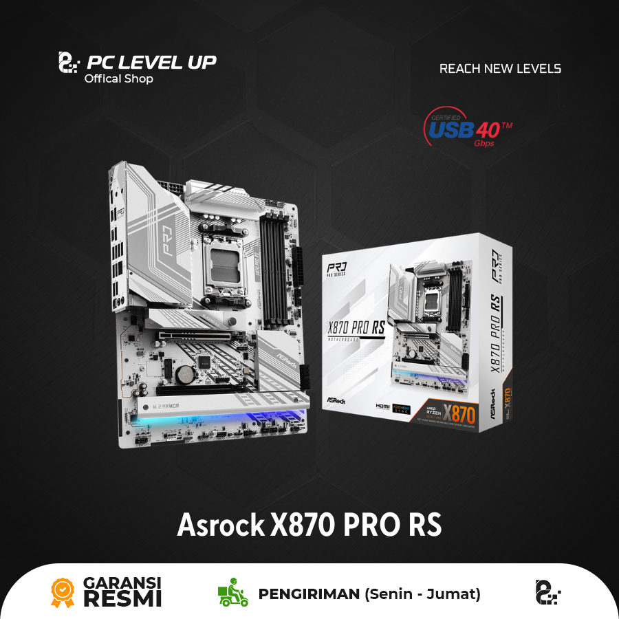 ASRock X870 PRO RS Motherboard ATX AMD AM5 DDR5