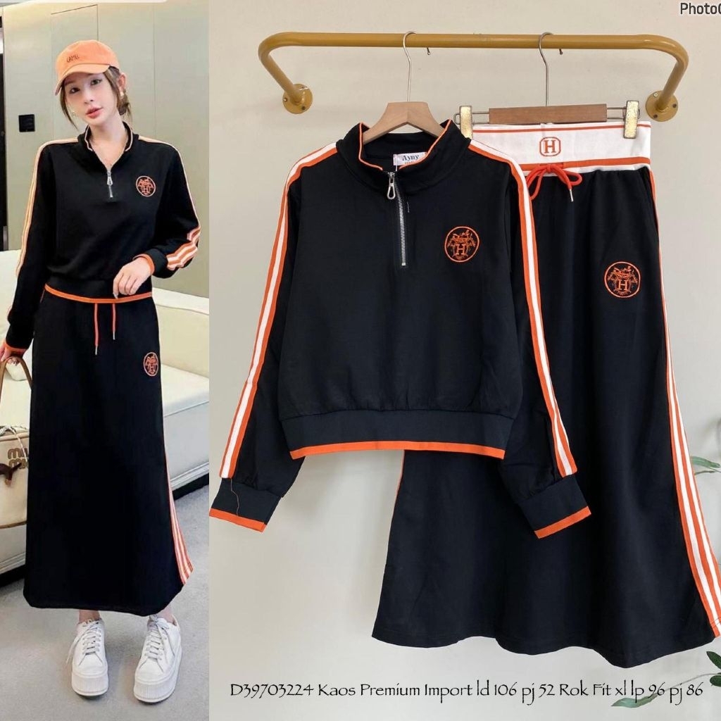 Real pic ORIGINAL dan TERMURAH Stelan Jumbo kaos PREMIUM IMPORT / Stelan Hoodie tebal Premium Bangko