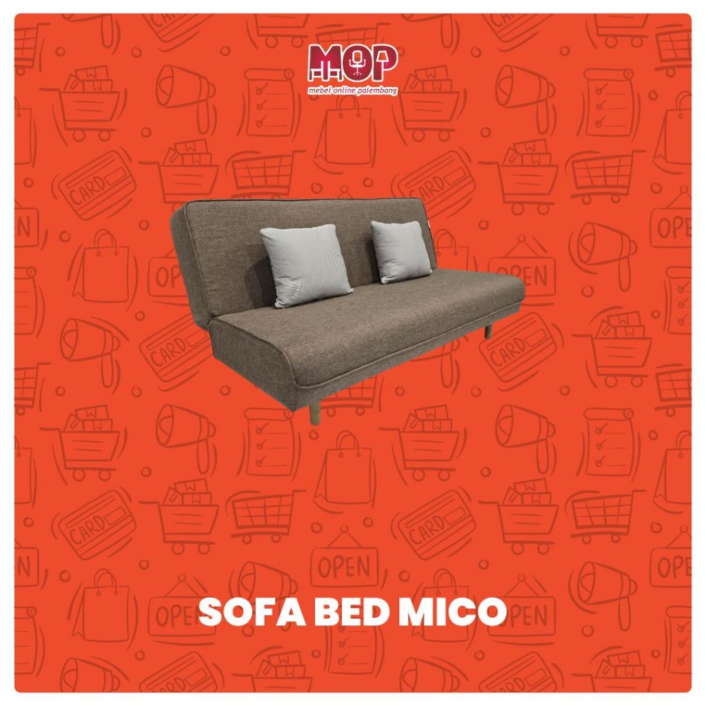 sofa bed mico by procella/sofa santai minimalis /kursi lipat ruang tamu