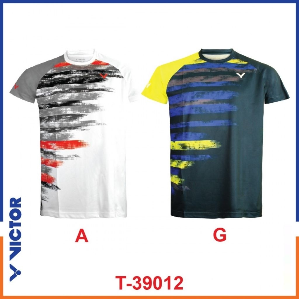 Jersey Badminton Victor T-Shirt T-39012 / Kaos Olahraga Bulutangkis T 39012 Victor Original
