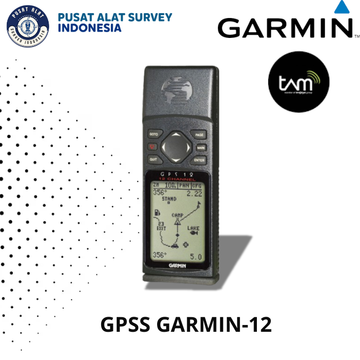 Garmin GPS 12 Bekas Lengkap Seperti baru