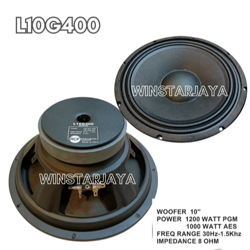 Speaker Komponen rcf L10G400 10 inch Mid&Low