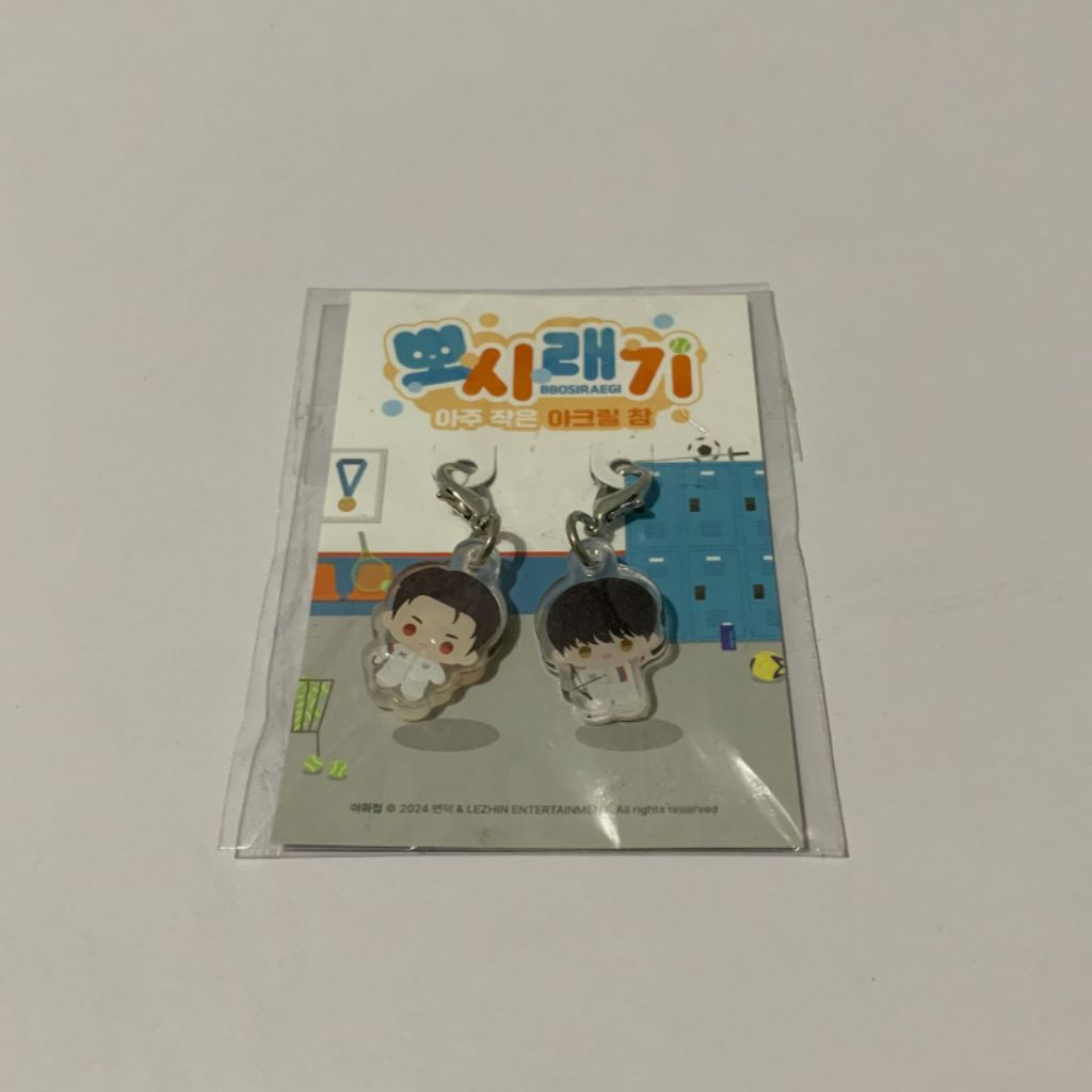 lezhin official bbosiraegi acrylic akrilik keychain keyring seungho nakyum painter of the night potn