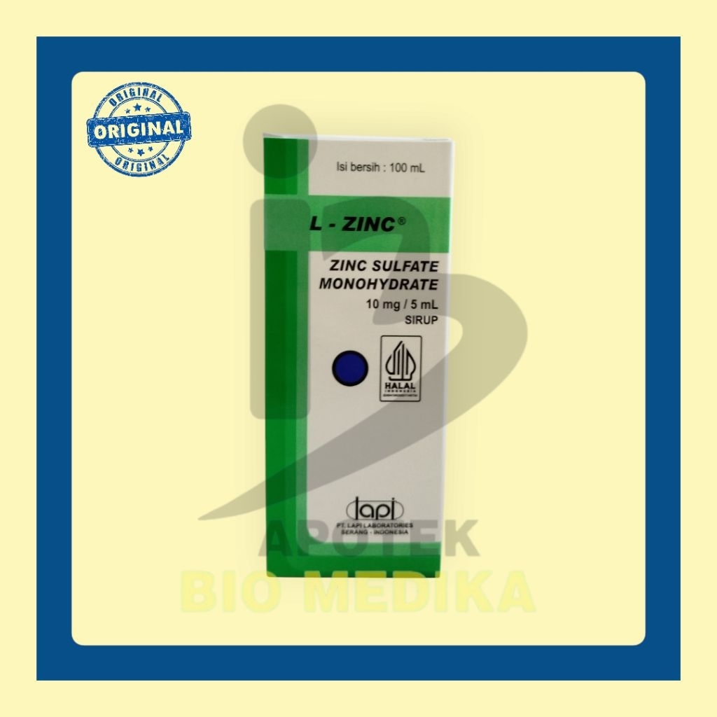 L-ZINC SIRUP OBAT ANTI DIARE ORI