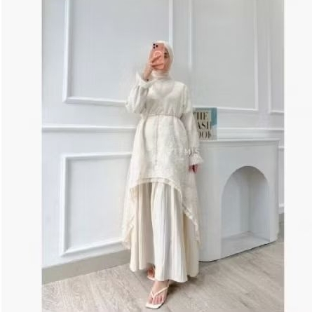 Vania Dress Beige by Artemis Fashion