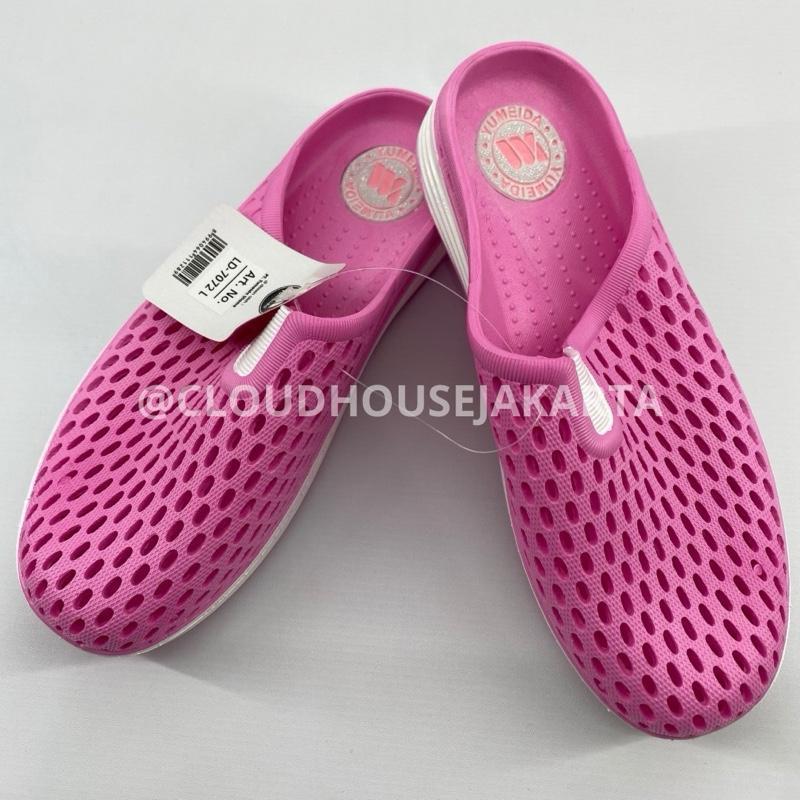 HOKI 89 SANDAL SEPATU KARET WANITA YUMEIDA LD-7072L SIZE 36-41 / SANDAL KOKOP WANITA KARET MODEL KEK