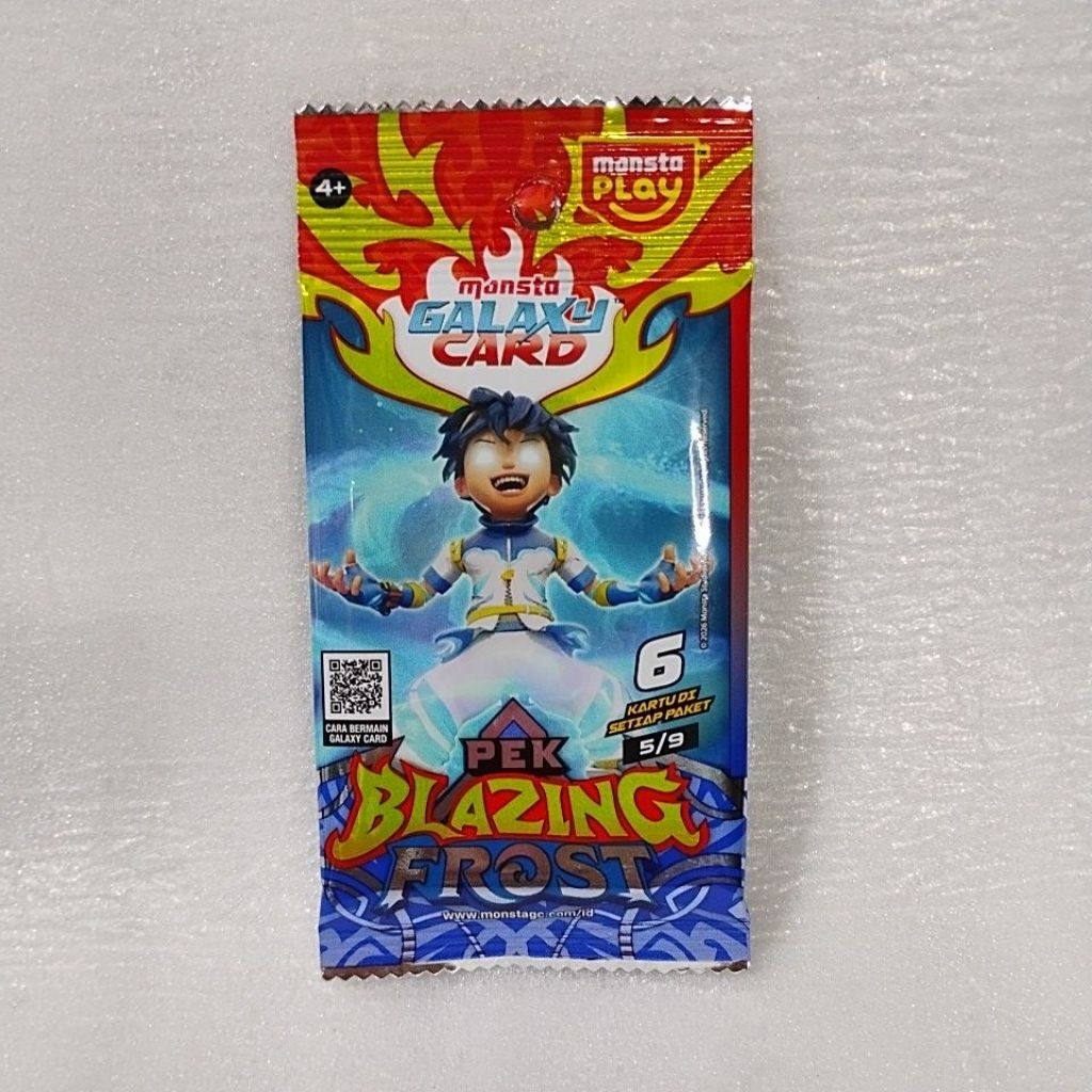 kartu Boboiboy original rare langka pek blazing frost fang A rank
