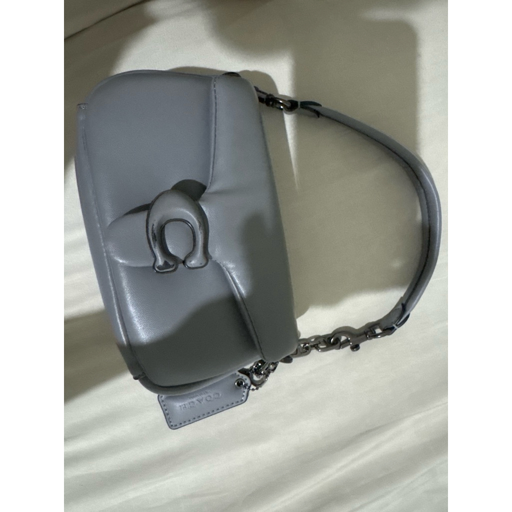tas Jual rugi c*ach tabby pillow mini grey bekas