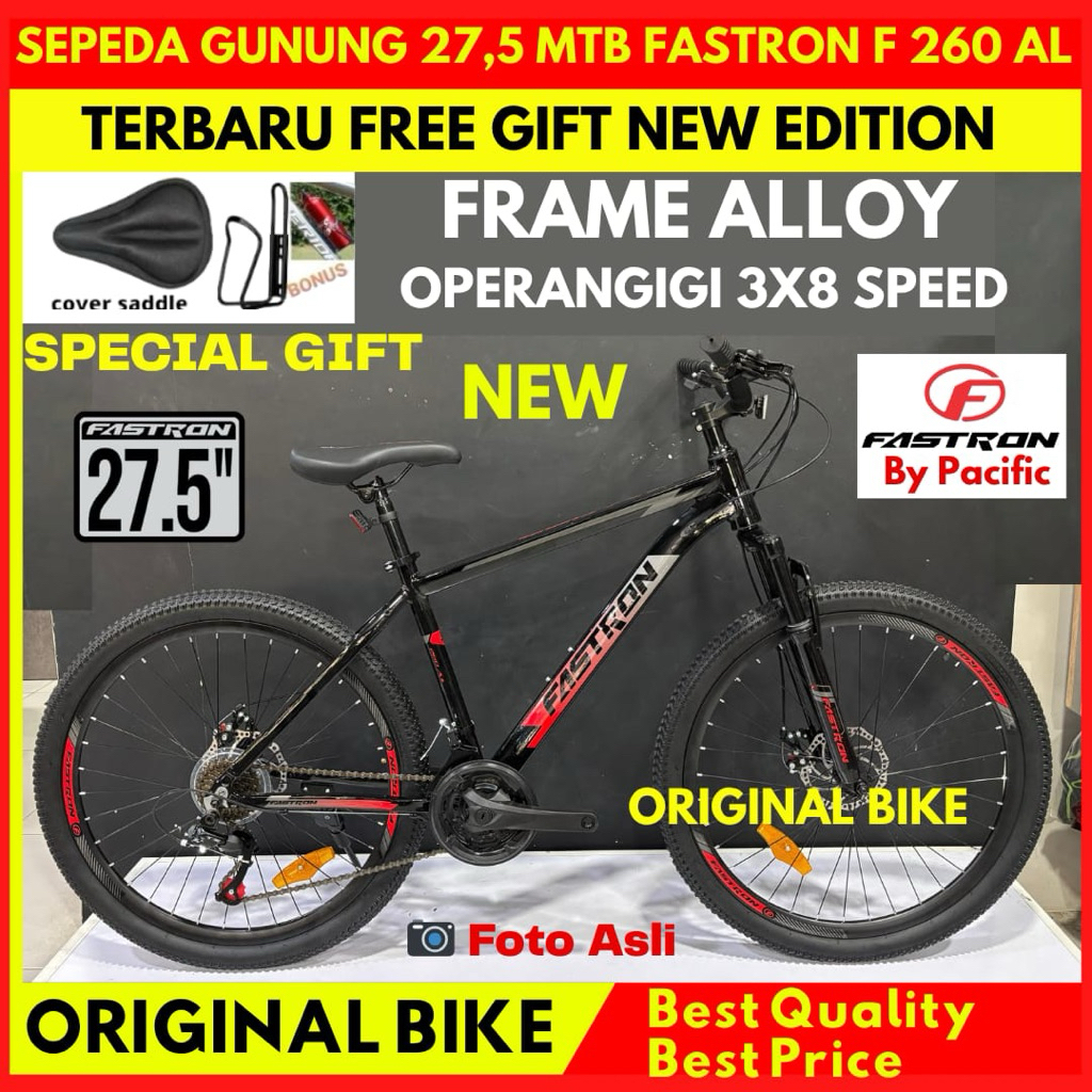 Sepeda Gunung 26 27,5 MTB FASTRON ALLOY F-260 Frame by Pacific terbaru
