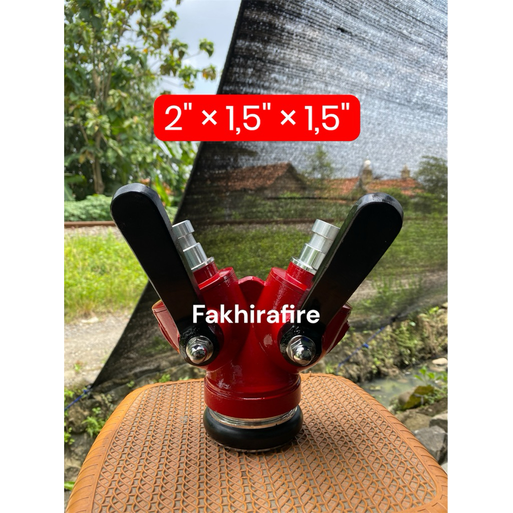 Y Connection Cabang Pemadam 2" 1.5" 1.5"