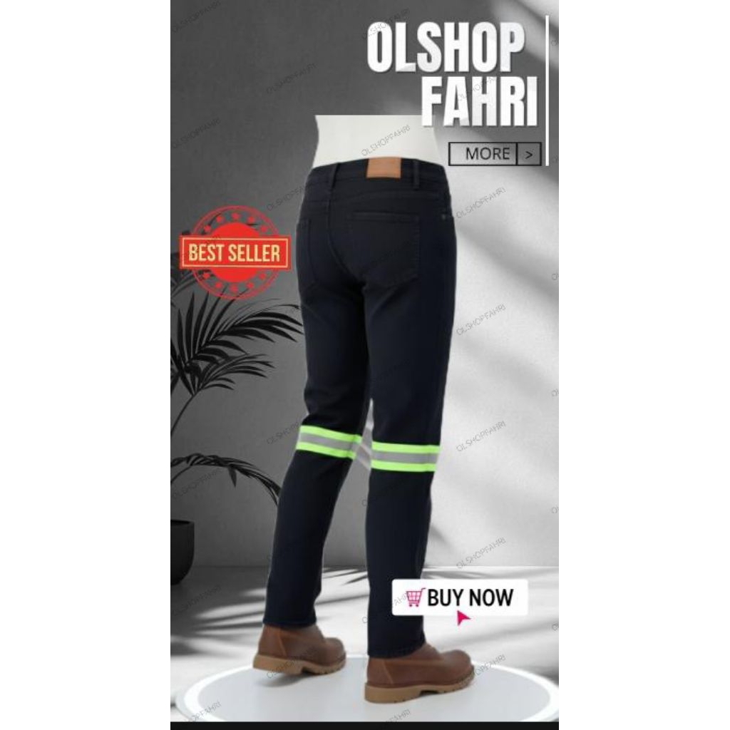￼Celana Wearpack  Safety Soft Jeans | Celana Kerja | Celana Jeans | Celana Safety | Celana Tambang |